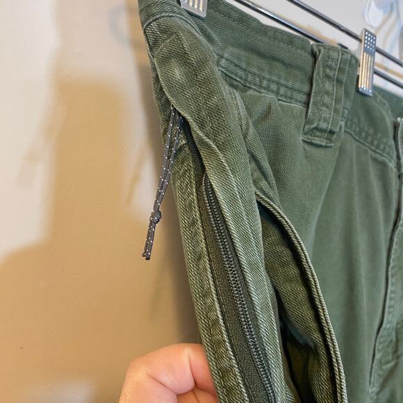 Columbia Omni Shield Advanced Repellent Olive Green Straight Leg Pants 44W - Picture 3 of 15